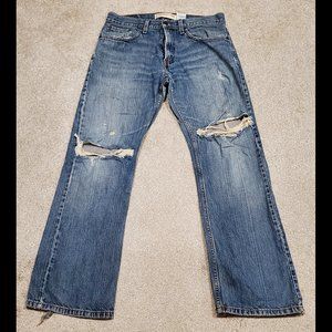 Levi 527 Low Boot Cut Jeans - 32 x 30 - Vintage Indigo